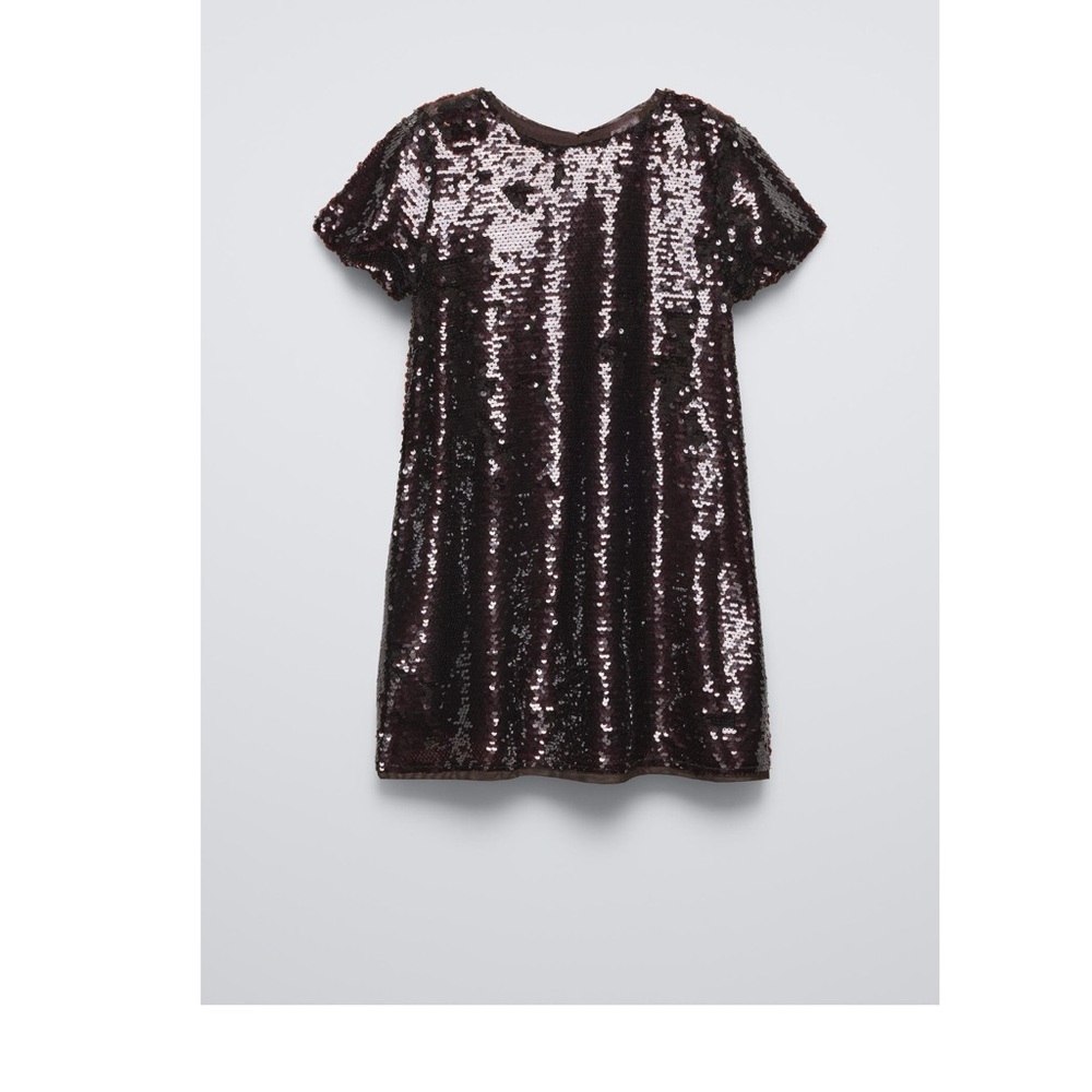 Sequin Short Sleeve Dress Kids